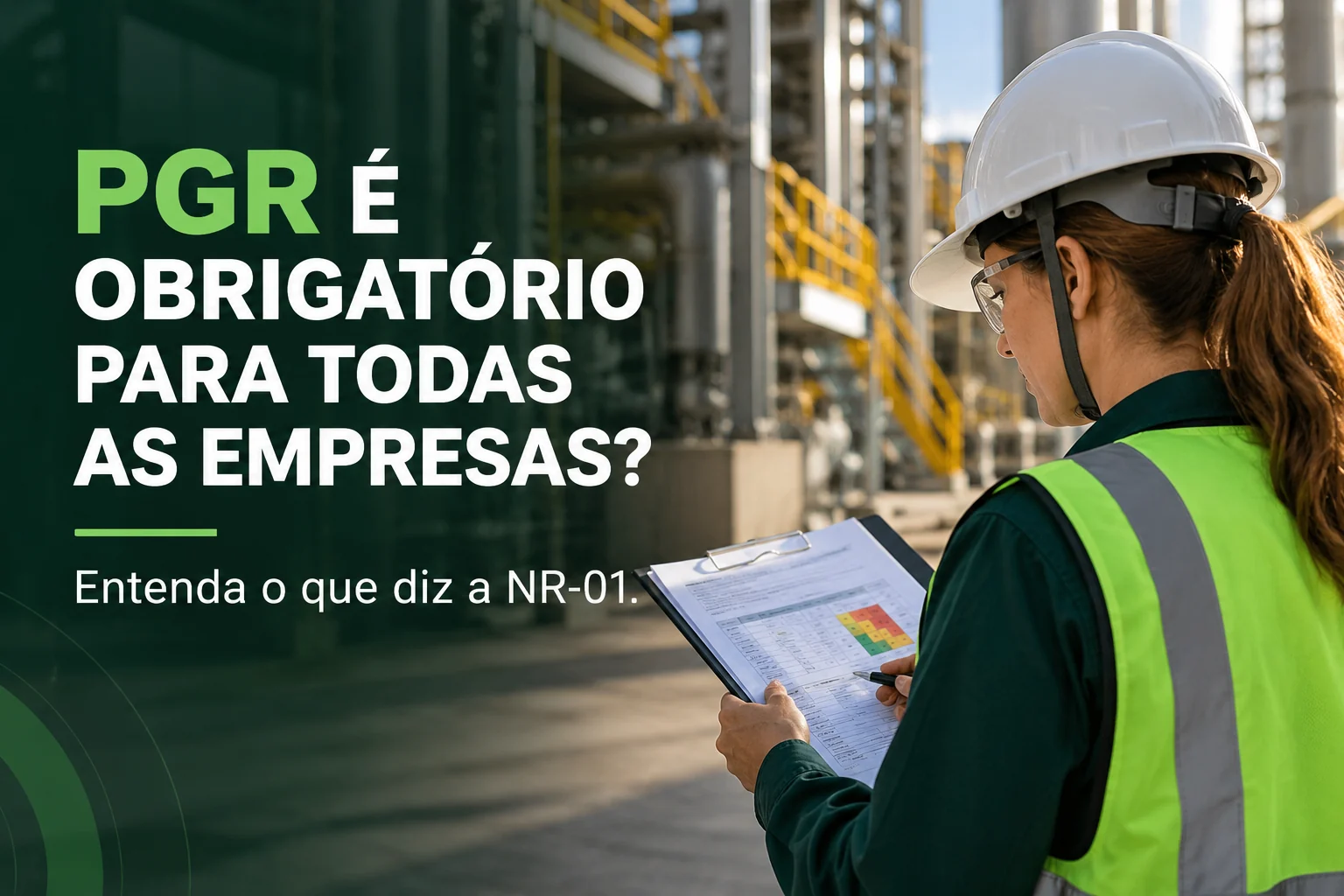 PGR obrigatório para empresas — Programa de Gerenciamento de Riscos conforme NR-01.